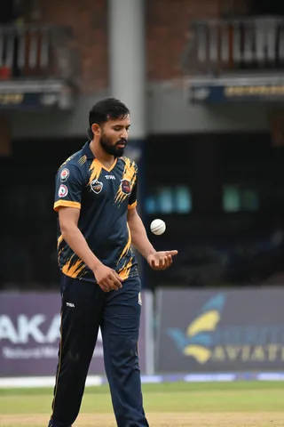 Doiwala Kings bowler preparing for a delivery