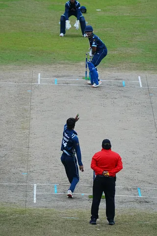 Nainital Tigers batter facing a delivery